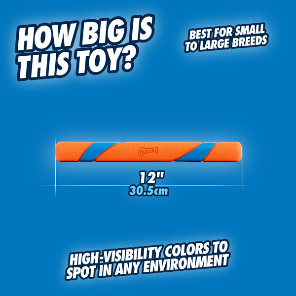 Chuckit! Ultra Fetch Stick, One size, 12 in, additional view 2