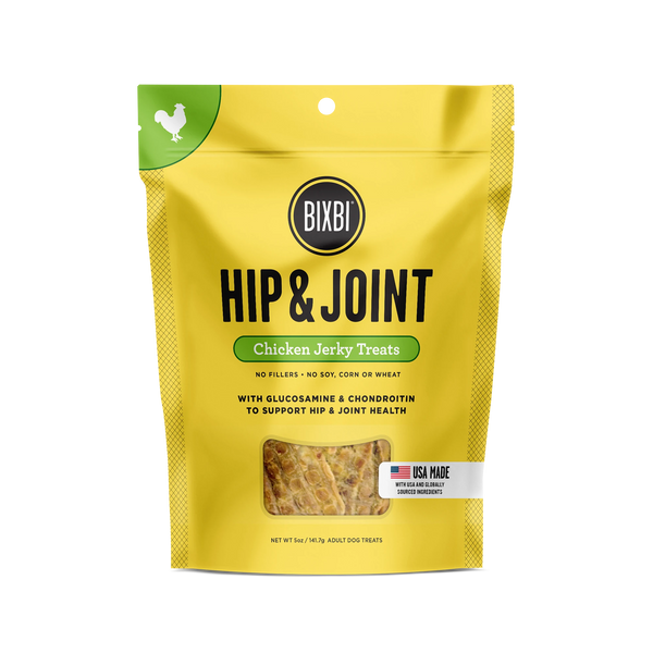 Bixbi Hip & Joint Jerky Treats for Dogs – Chicken Recipe