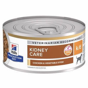 Hills Prescription Diet K/D Chicken Vegetable Stew Free* NJ