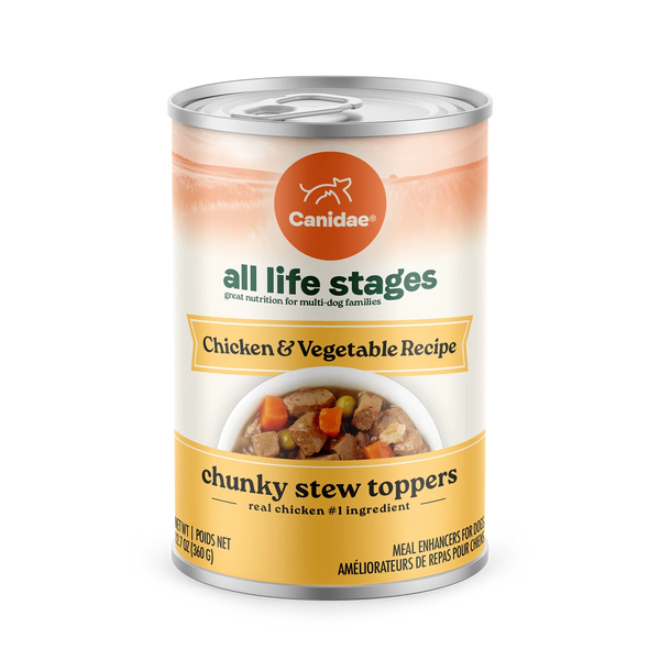 Canidae All Life Stages Chunky Stew Dog Food Topper 12.7 oz, Case of 6