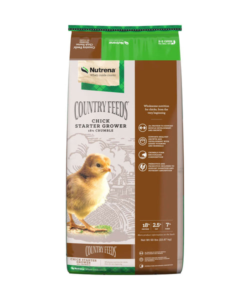 Nutrena Country Feeds Chick Starter Grower Non-Medicated bag