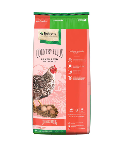 Nutrena Country Feeds Layer 16% Crumble bag