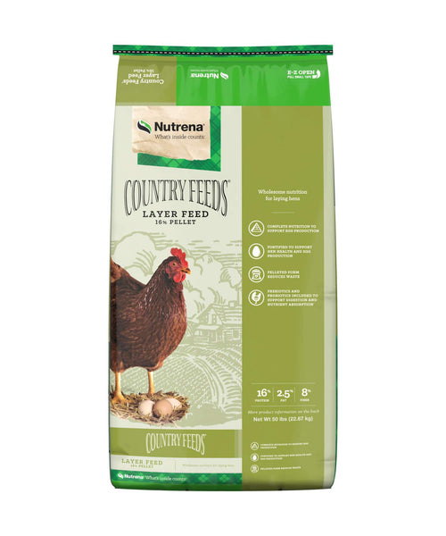 Nutrena Country Feeds Layer 16% Pellet bag