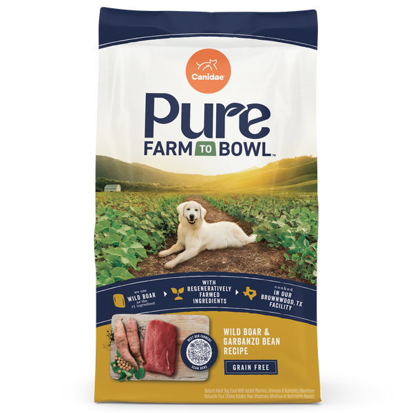 Canidae Pure Farm To Bowl Wild Boar & Garbanzo Bean Recipe Dry Dog Food