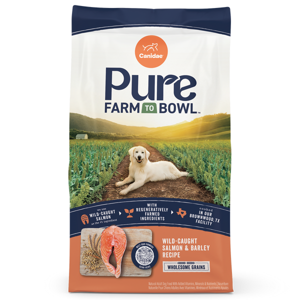 Canidae Pure Farm to Bowl Wild-Caught Salmon & Barley Recipe Dry Dog Food