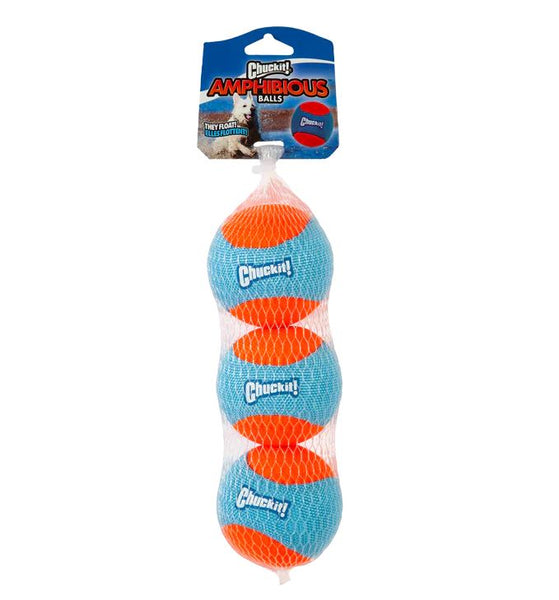 Chuckit! Amphibious Fetch Balls 3 Pack Dog Toy
