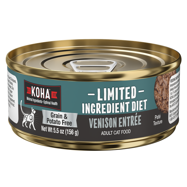 KOHA Limited Ingredient Diet Grain Free Venison Entree Wet Cat Food