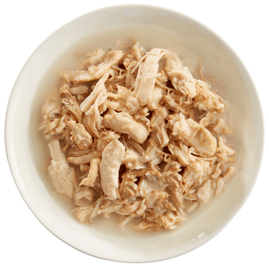 Rawz Shredded in Broth Chicken Breast, Duck  & New Zealand Green Mussels Wet Dog Food