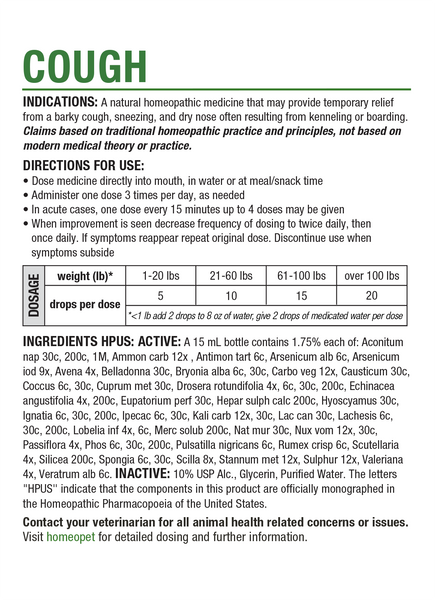 Homeopet Cough