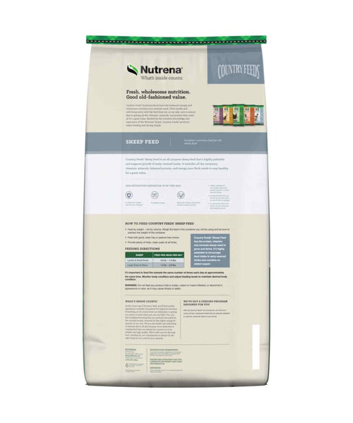 Nutrena Country Feeds 16% Pelleted Sheep Feed Medicated, additional view 1