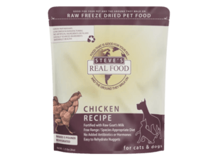 Steve's Real Food Chicken Recipe Freeze-Dried Dog & Cat Food