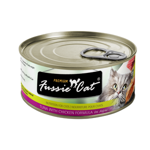 Fussie Cat Tuna with Chicken in Aspic Wet Cat Food