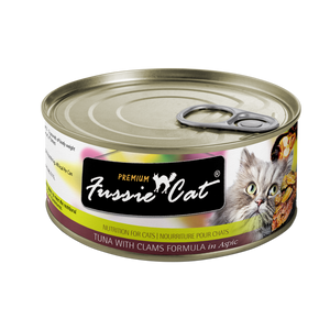 Fussie Cat Tuna with Clams in Aspic Wet Cat Food
