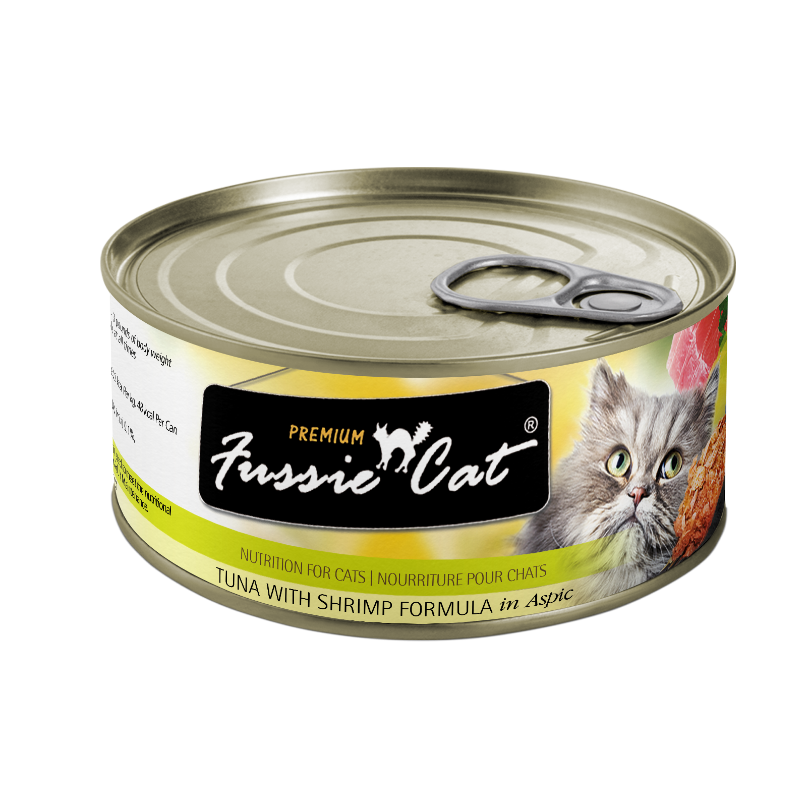 Fussie Cat Tuna with Shrimp in Aspic Wet Cat Food