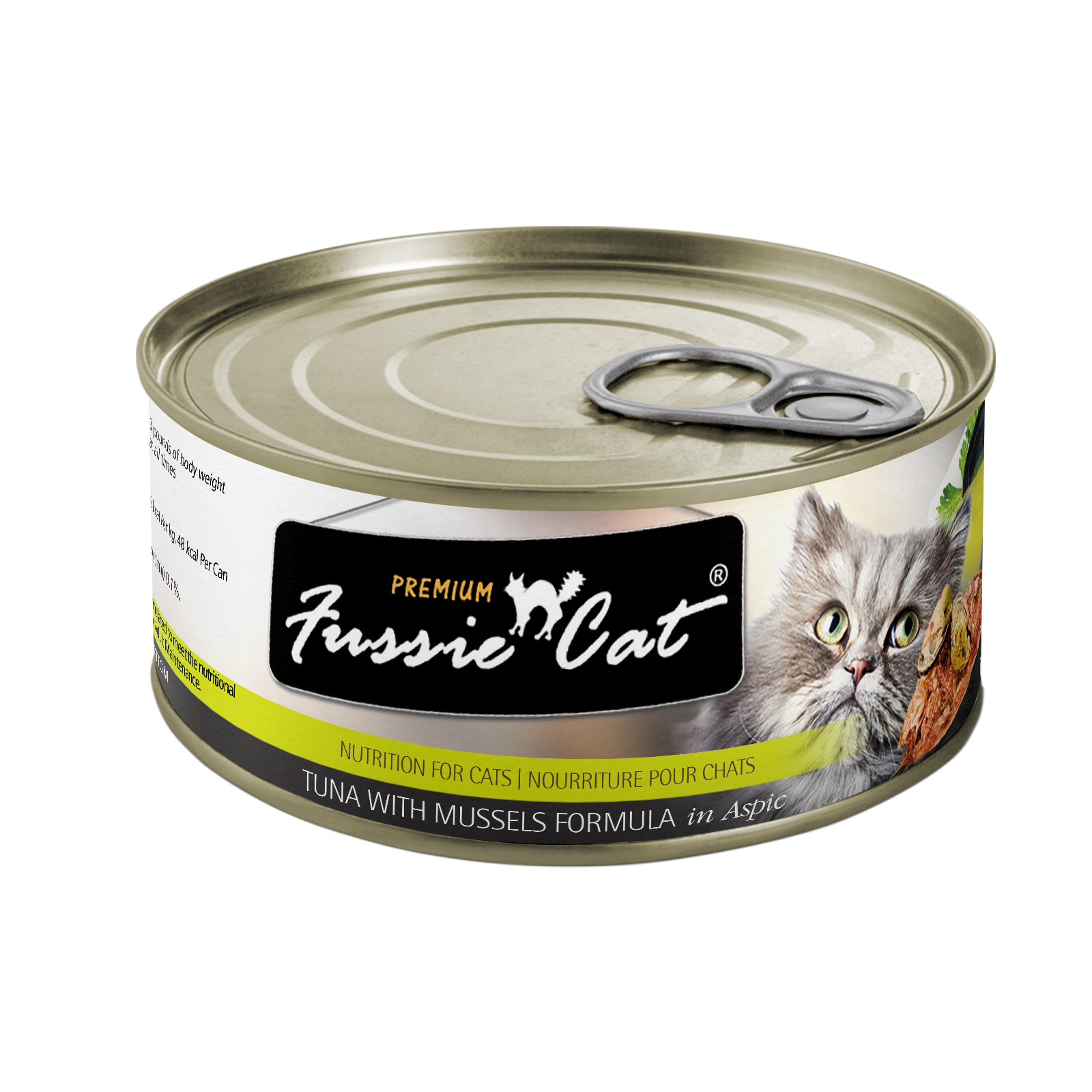 Fussie Cat Tuna with Mussels in Aspic Wet Cat Food