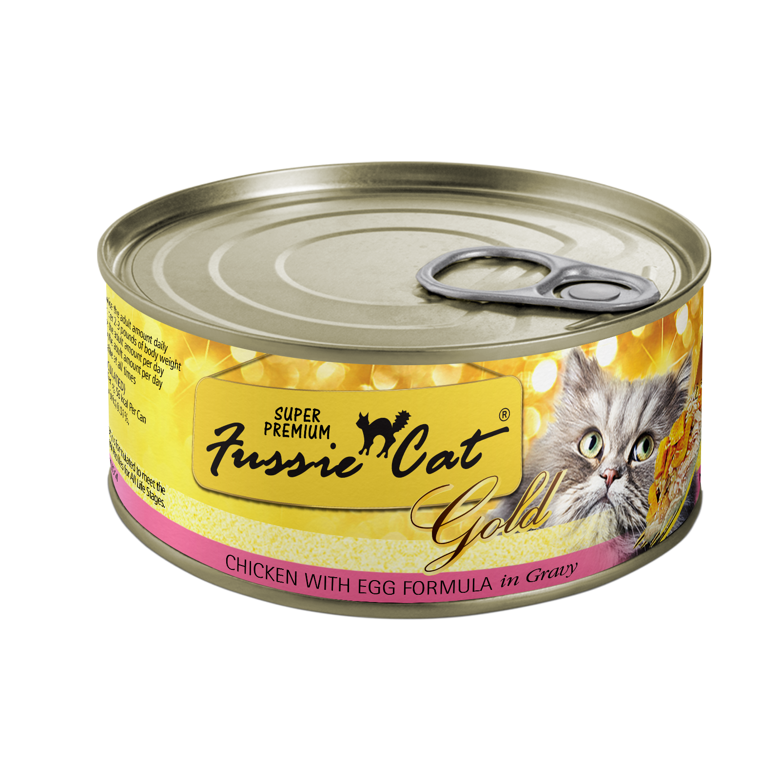Fussie Cat Super Premium Chicken with Egg in Gravy Wet Cat Food