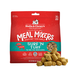 Stella & Chewy's Meal Mixers Surf N' Turf Freeze-Dried Dog Food