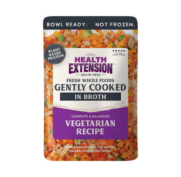 Health Extensions Gently Cooked Grain Free Vegetarian Recipe Wet Dog Food