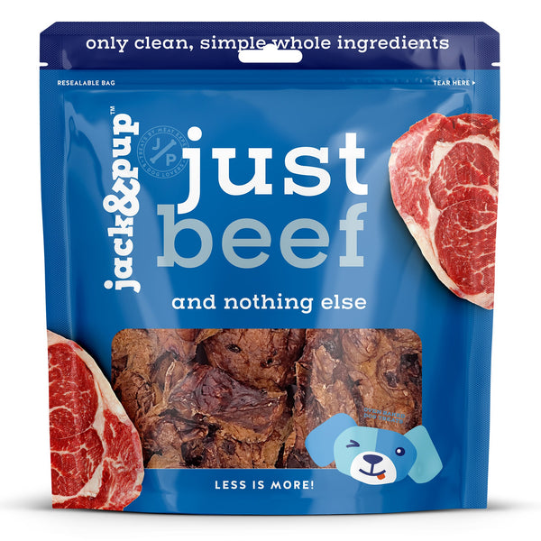 Jack & Pup Just Beef Lung and Heart Dog Treats