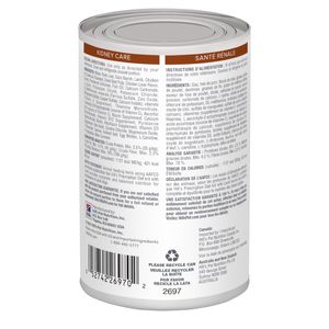 Hill's Prescription Diet k/d Kidney Care with Lamb Wet Dog Food