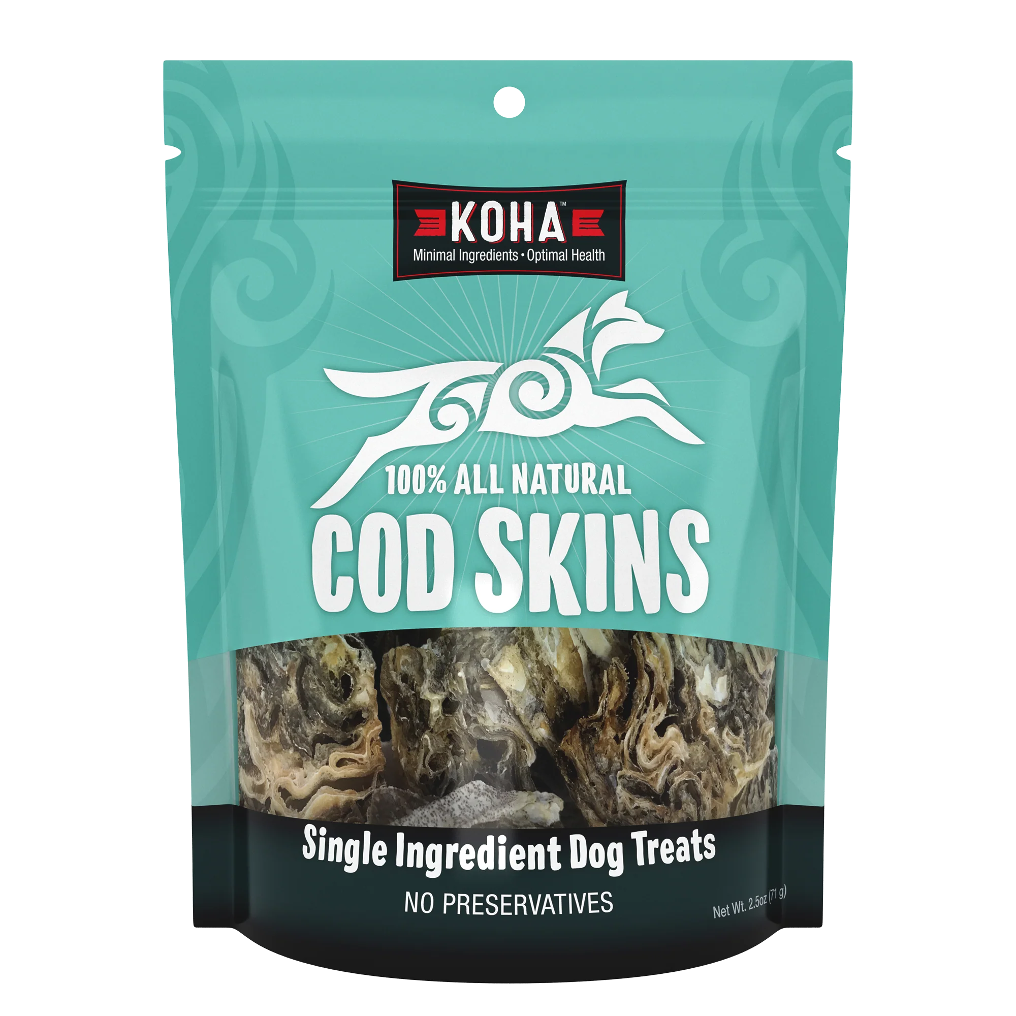 KOHA Cod Skins All Natural Dog Treats