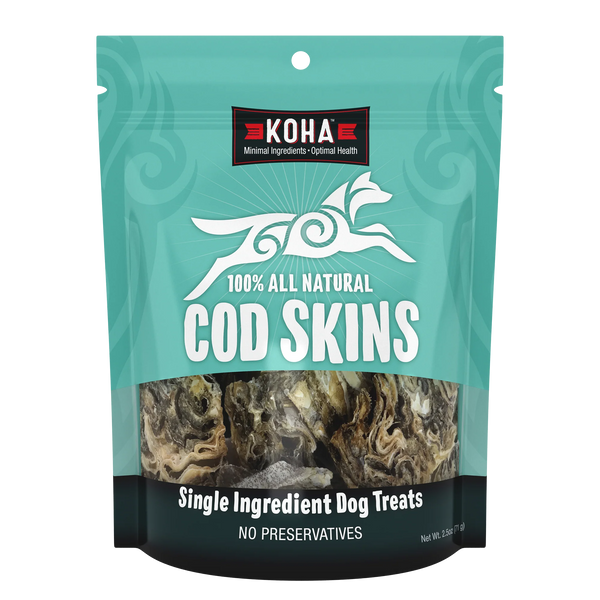 KOHA Cod Skins All Natural Dog Treats