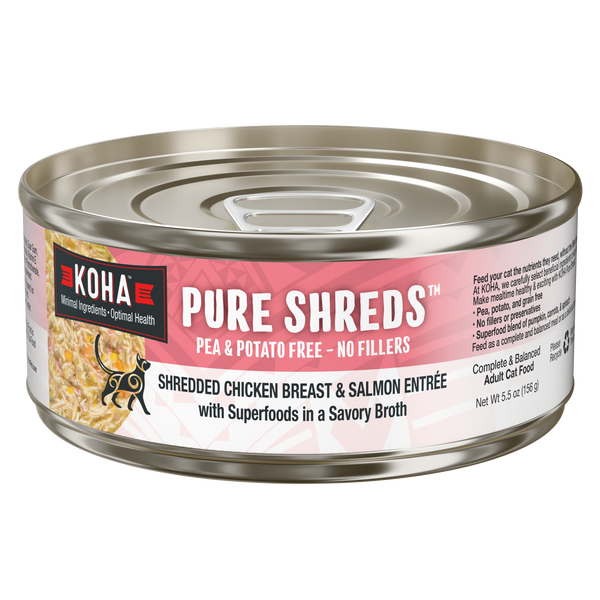 KOHA Pure Shreds Grain Free Wet Cat Food 5.5 oz, Case of 12, additional view 2