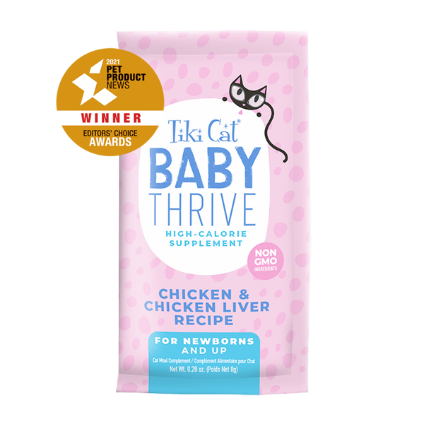 Tiki Cat Baby Thrive Chicken & Chicken Liver Kitten Supplement, additional view 1