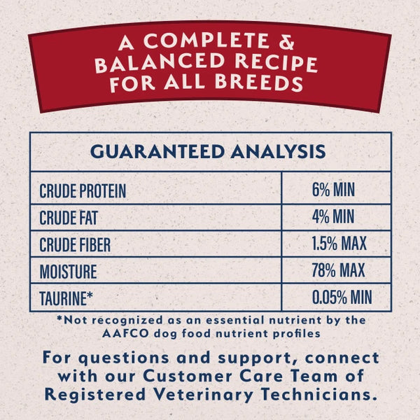 Natural Balance Limited Ingredient Bison & Sweet Potato Recipe Paté Wet Dog Food