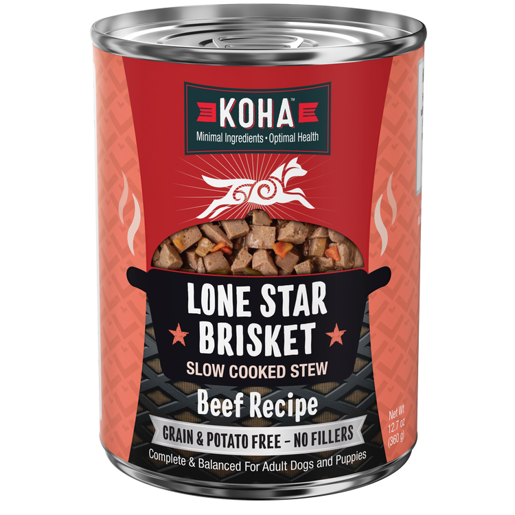 KOHA Grain-Free Lone Star Brisket Wet Dog Food