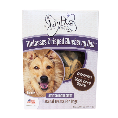 The Lazy Dog Cookie Co. Treat Them With LOVE! Molasses Blueberry Oat Dog Treats