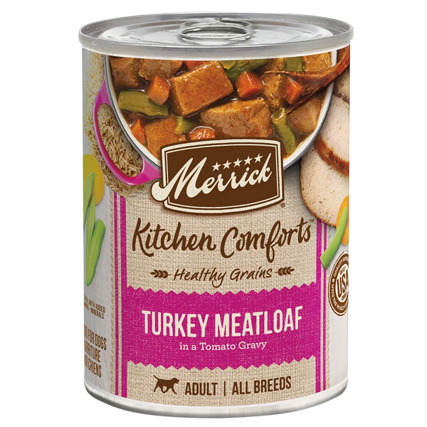 Merrick Kitchen Comforts Turkey Meatloaf Wet Dog Food