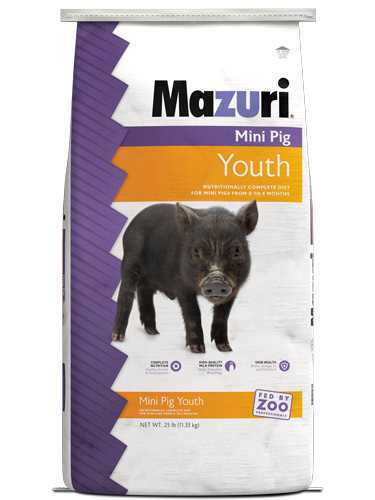 Mazuri Mini Pig Youth Food 25 lb bag