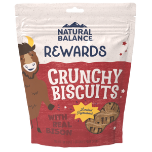 Natural Balance Crunchy Biscuits With Real Bison Recipe Dog Treats