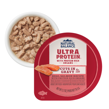 Natural Balance Ultra Protein Cuts in Gravy Wet Cat Food Cups 2.7 oz, 10-Pack, additional view 2