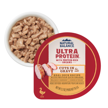 Natural Balance Ultra Protein Cuts in Gravy Wet Cat Food Cups 2.7 oz, 10-Pack, additional view 1
