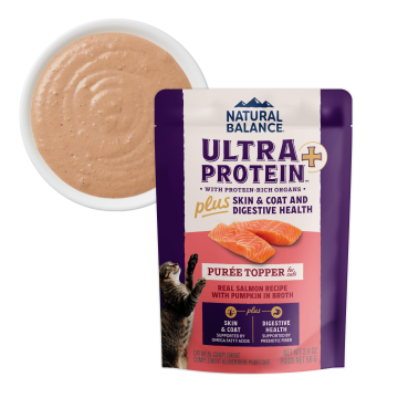 Natural Balance Ultra Protein+ Puree Cat Food Topper 2.4 oz, Case of 24, additional view 1