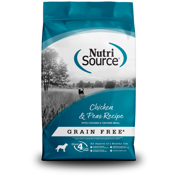 NutriSource Grain Free Chicken & Peas Recipe Dry Dog Food