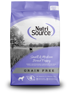 Nutrisource Grain Free Small and Medium Breed Puppy Turkey Dry Dog