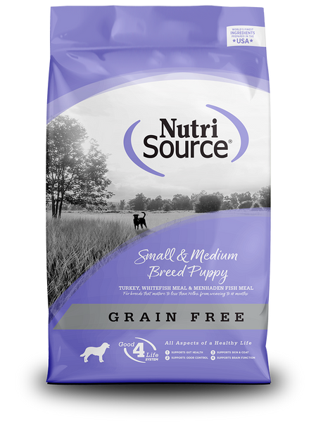 Nutrisource Grain Free Small and Medium Breed Puppy Turkey Dry Dog Food