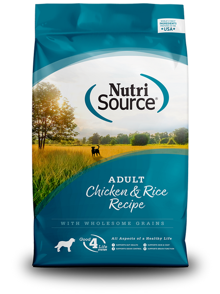 Nutrisource Adult Chicken & Rice Dry Dog Food