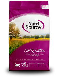 Nutrisource Chicken and Rice Dry Cat Food
