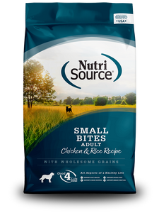 Nutrisource Adult Small Bites Chicken & Rice Dry Dog Food