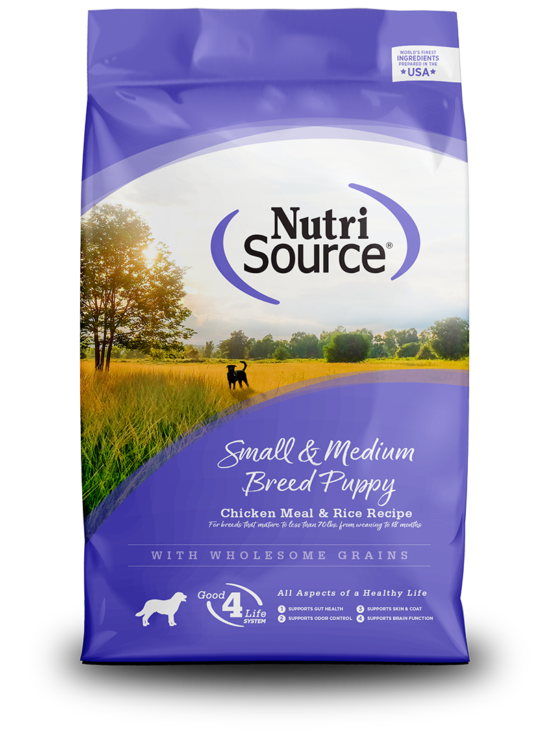 Nutrisource Puppy Small and Medium Breed Chicken Dry Dog Food