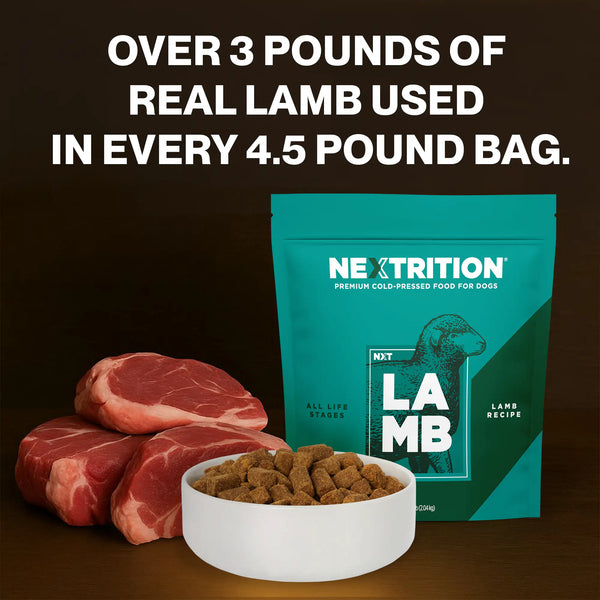 NexTrition Lamb Recipe Premium Cold Pressed Dog Food