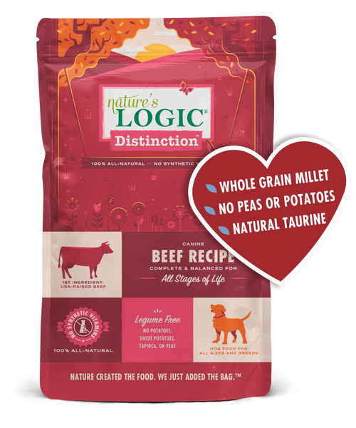 Nature's Logic Distinction Beef or Sardine Dry Dog Food - Special Order