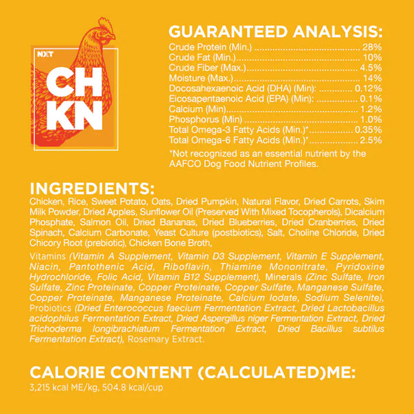 NexTrition Chicken Recipe Premium Cold Pressed Dog Food