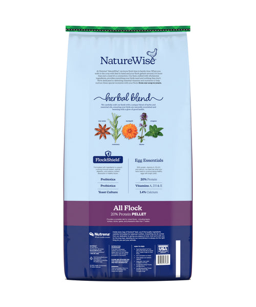 NatureWise All Flock 20% Protein Pellet, additional view 1