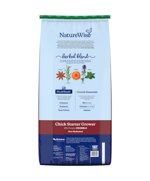 NatureWise Chick Starter Grower 18% Crumble, additional view 1