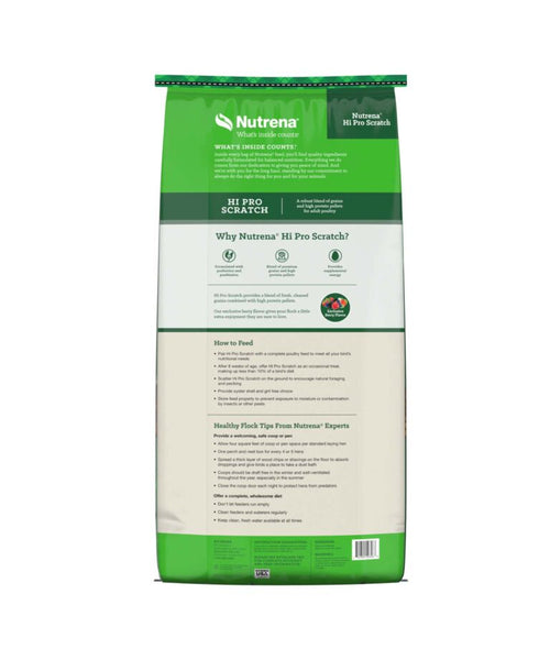 Nutrena Hi-Pro Scratch Grains bag